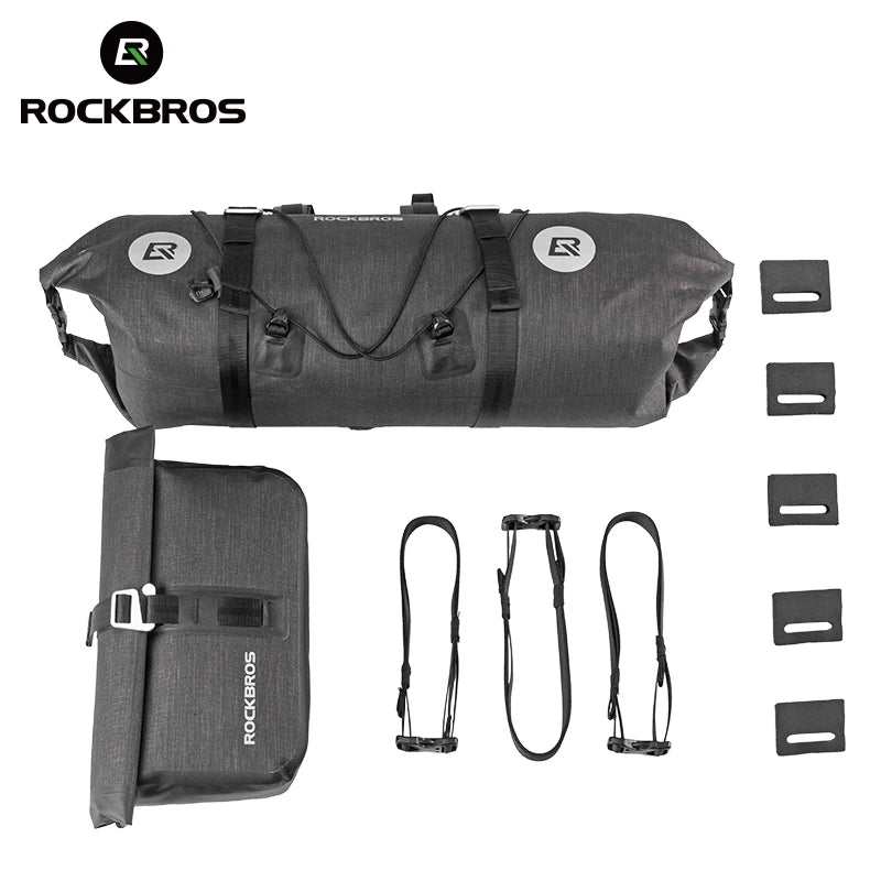 2 in 1 Set Waterproof Large Capacity 20 L Bicycle Handlebar Bag