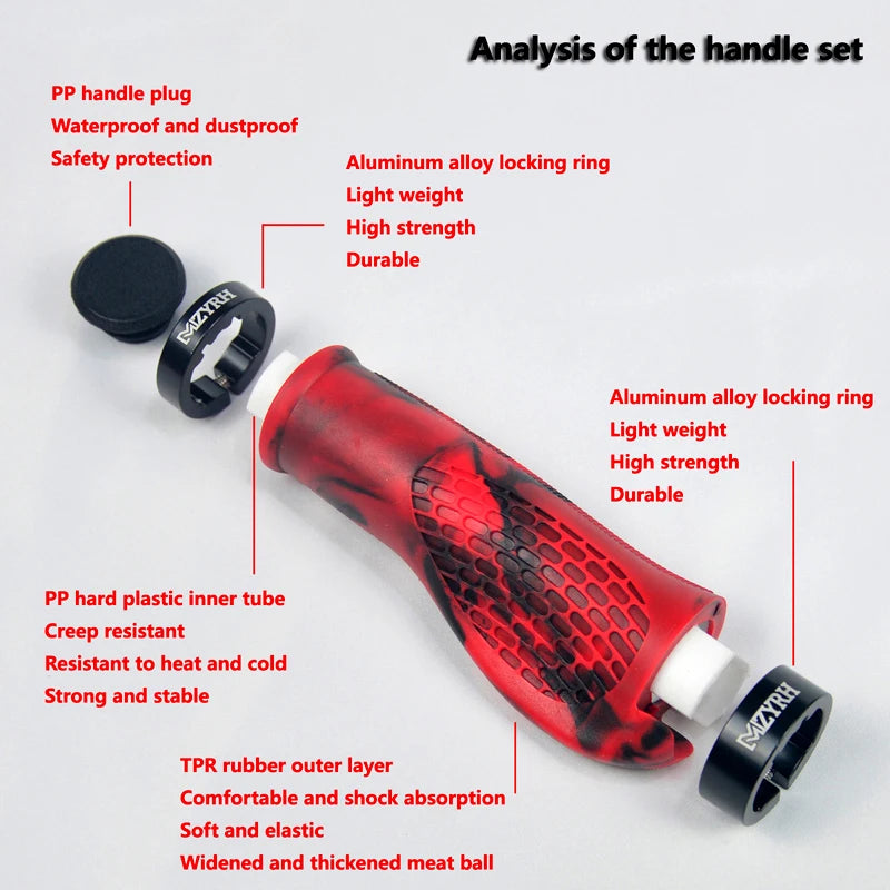 Silicone Antislip Grips Handles For Bicycle