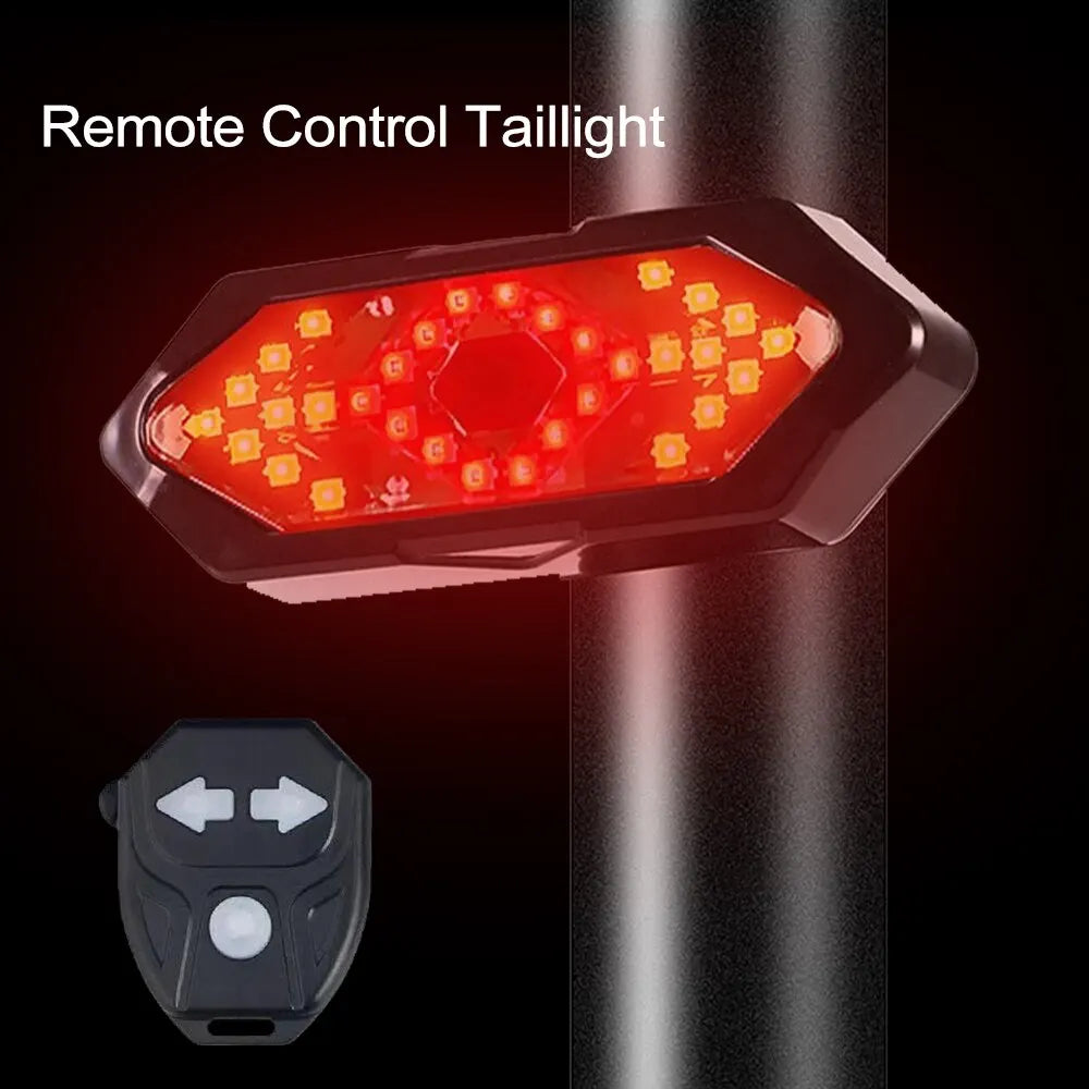 Rechargeable Remote USB Wireless LED Turn Signal Rear Light