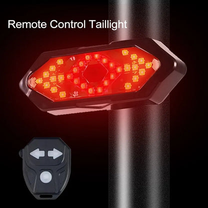 Rechargeable Remote USB Wireless LED Turn Signal Rear Light