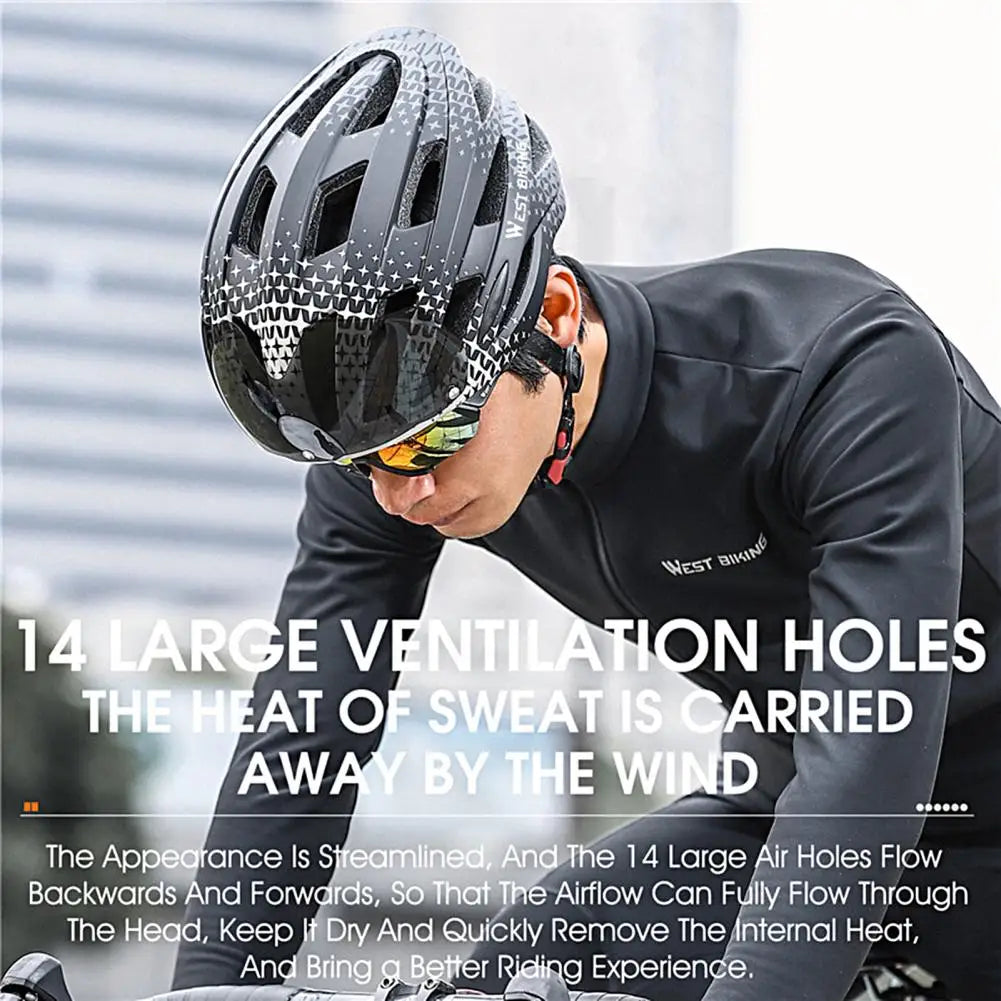 Cycling Helmet Strong Breathable PC Material