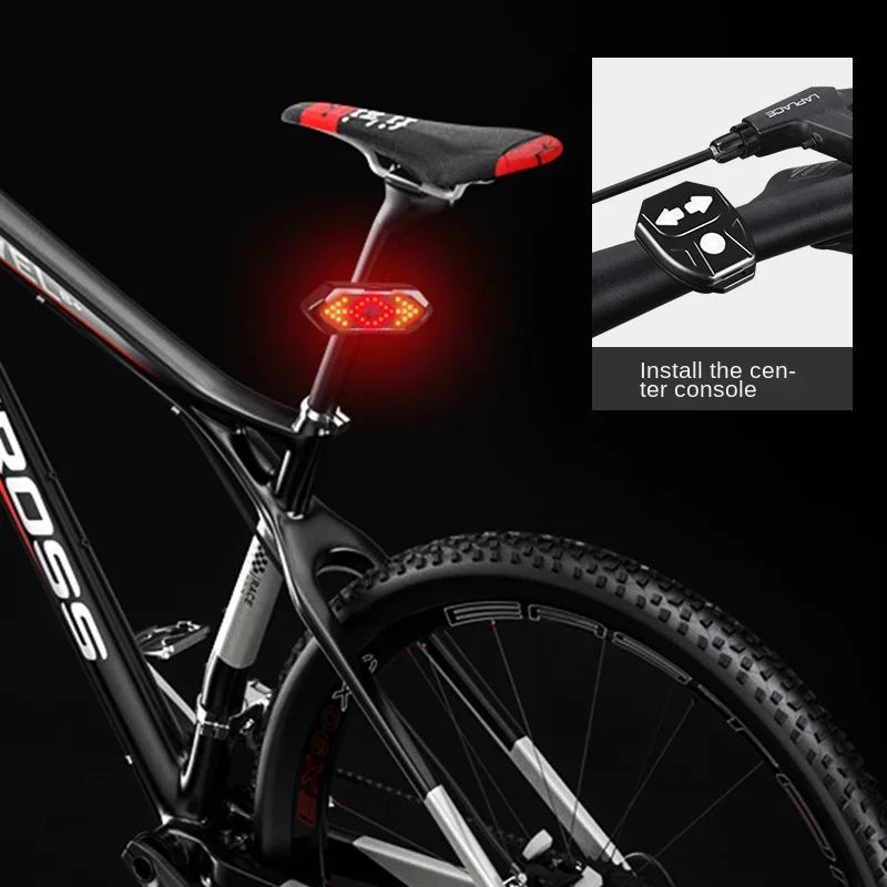 Bike Turn Signal Rear Light Remote Bicycle Lights LED USB Rechargeable Bicycle Lamp Bike Wireless Warning Tail Light