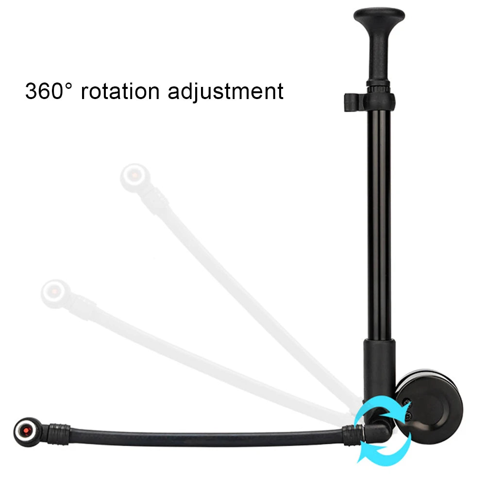 300PSI Bike Air Shock Absorber Tire Air Pump Portable