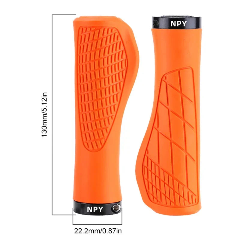 Bicycle Handlebar Grips Rubber MTB Grips Lock-on Grip Shockproof Anti-slip Mountain Bike Handles Cover Cuff BMX Bike Accessories