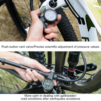 300PSI Bike Air Shock Absorber Tire Air Pump Portable